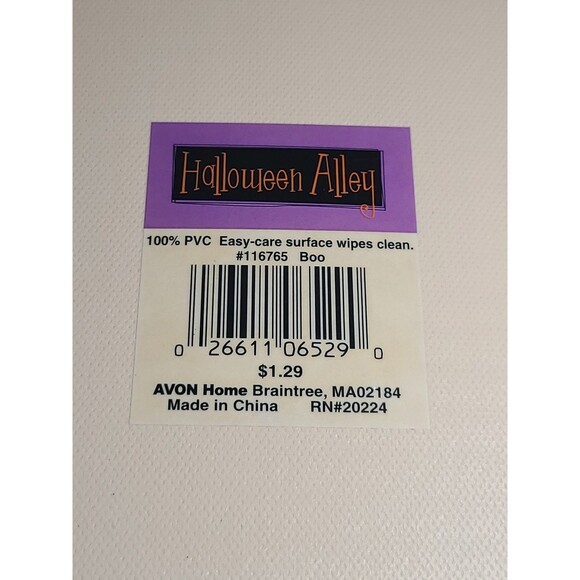 Vintage Halloween Vinyl Placemats Set Of 14 Decor Whimsy Spider Cat Witch 1990s - Picture 4 of 4